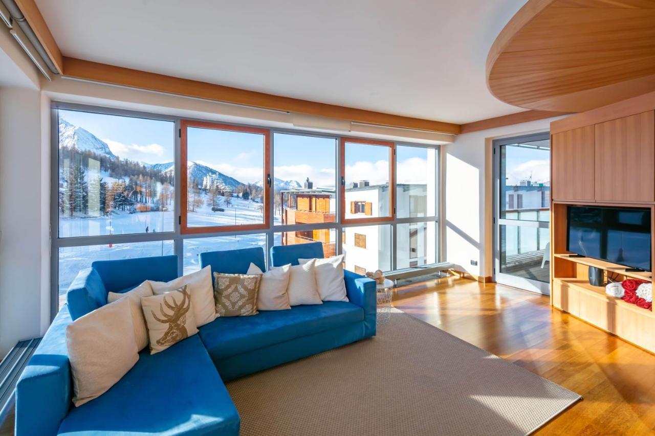 דירות Terrazza Su Sestriere Lux מראה חיצוני תמונה